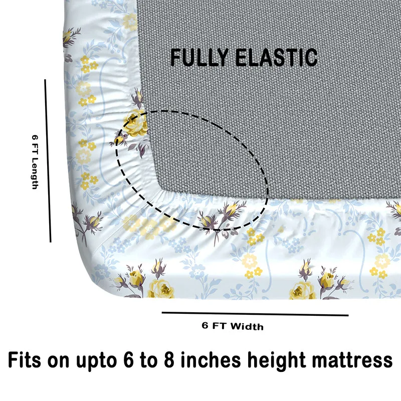 Jeanette Fitted Microfiber Microfiber Bedsheet - 150 GSM media 6