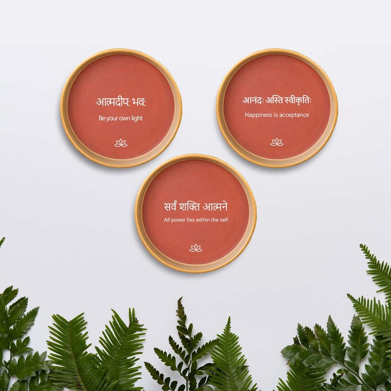 Thalyn Grove Wall Plate - Set Of Three