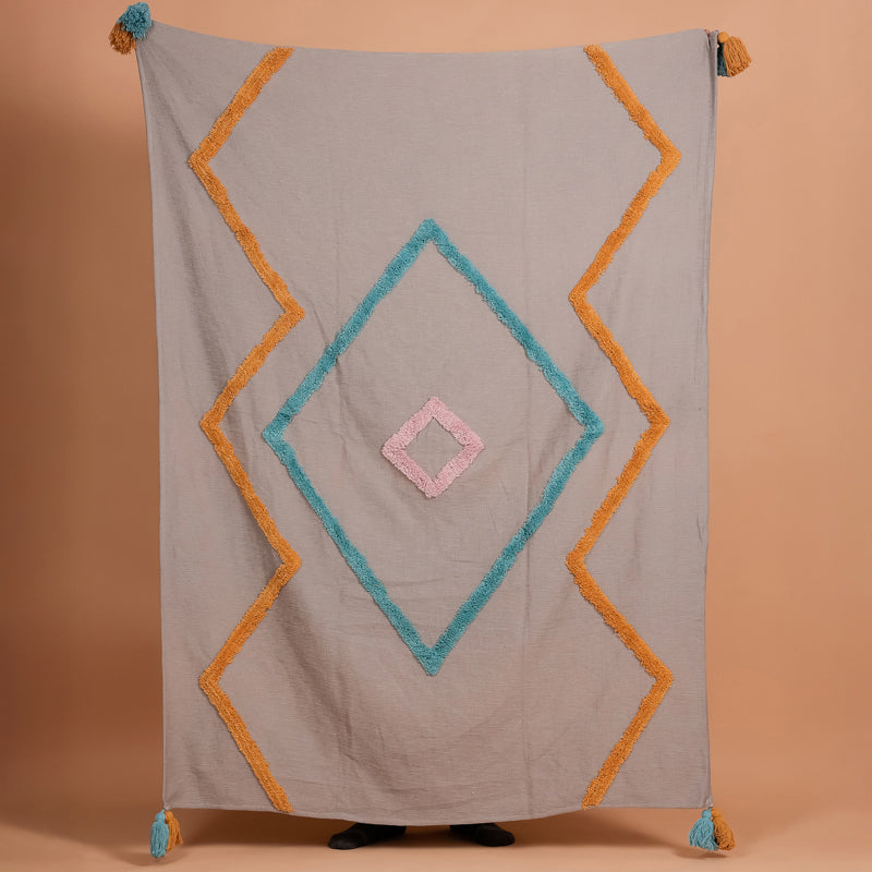 Woven Roots Cotton Throw - Multicolor media 3