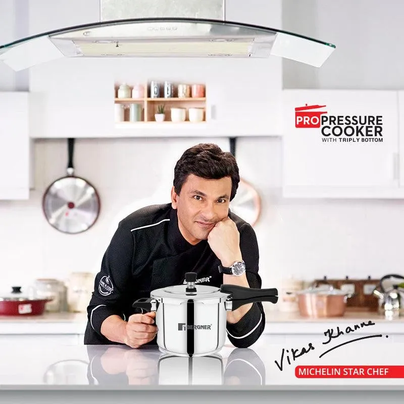 Bergner Edge Induction Safe Pressure Cooker - 2000 ml/16 Inches media 8