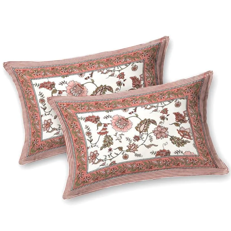 Kanhara Floral Cotton Bedsheet - 124 TC media 6