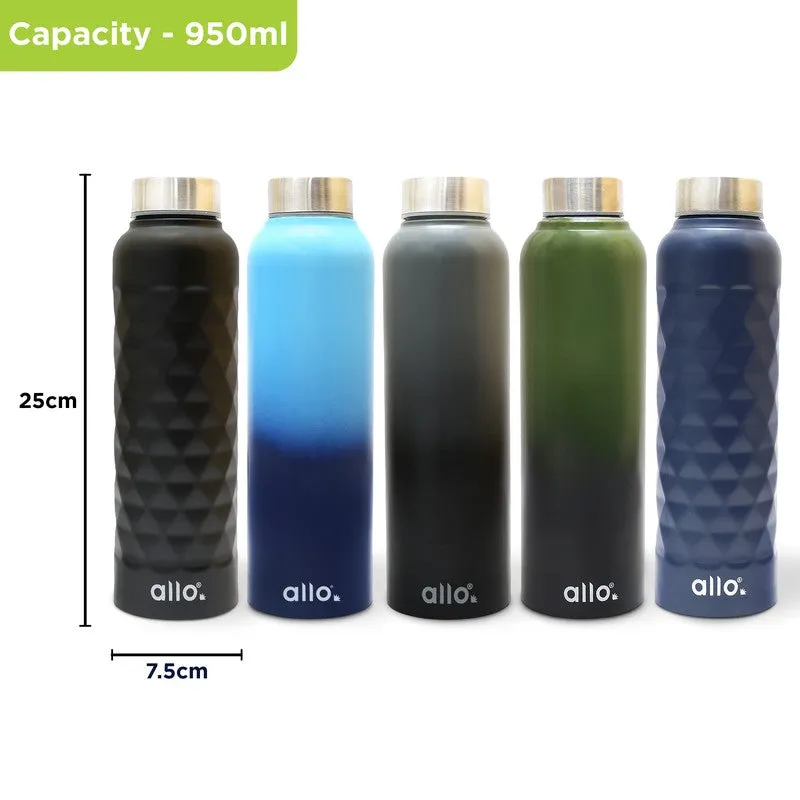 AquaFuel Stainless Steel Water Bottle (950 mL Each) - Set Of Five media 8