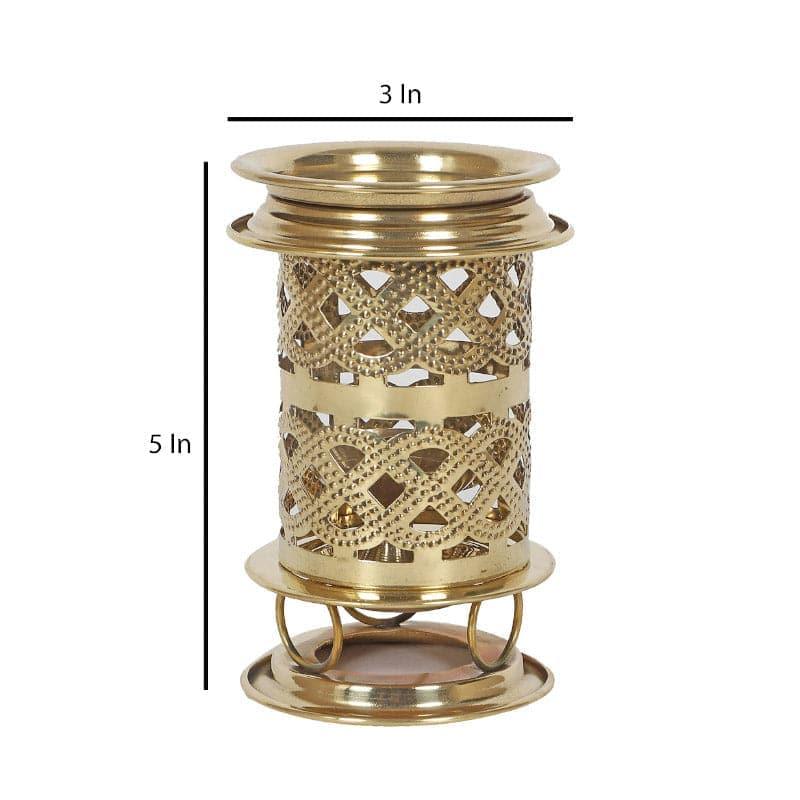 Brass Chimney Akand Diya media 7