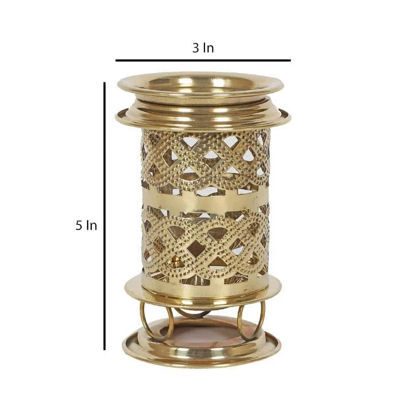 Brass Chimney Akand Diya media 7