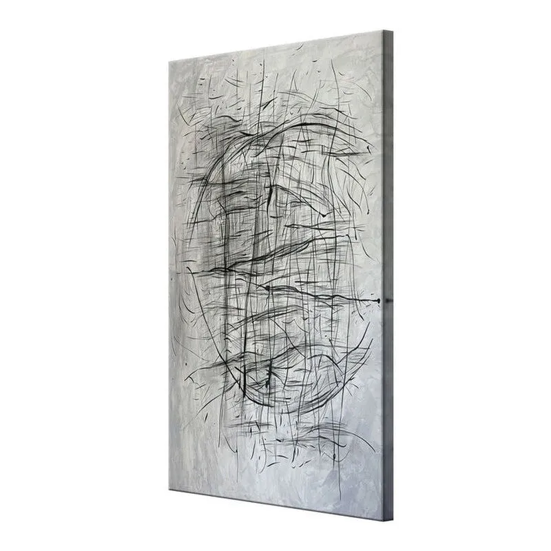 Abstract Sketch Wall Painting media 5