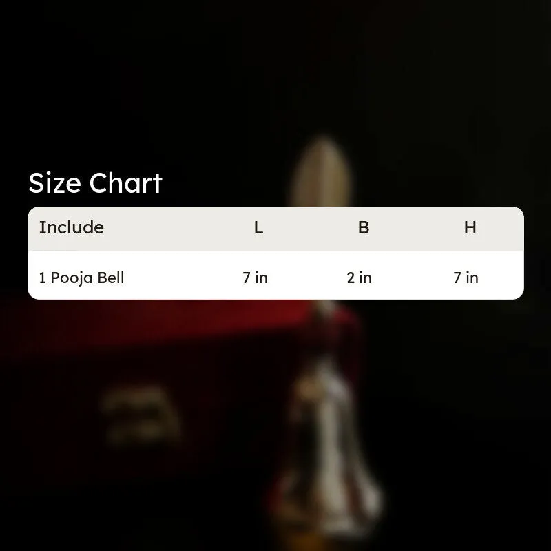 OmGhanta German Silver Pooja Bell media 7