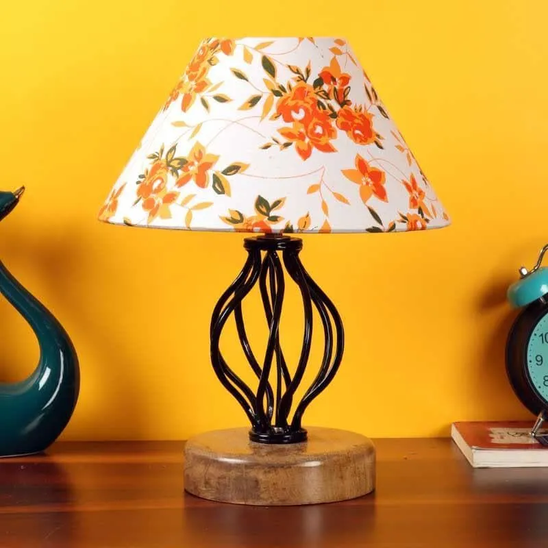 Papilon Decorative Fabric Table Lamp - Multicolor media 3