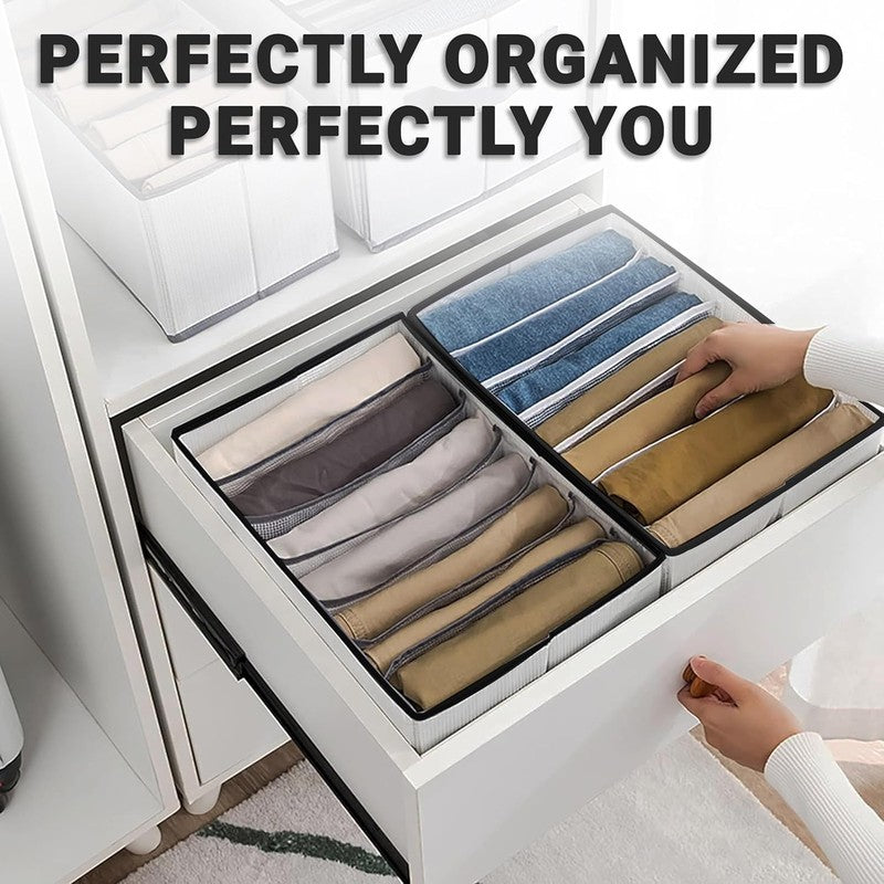Laxis LinenLock Cloth Organizer - Set Of Four media 4