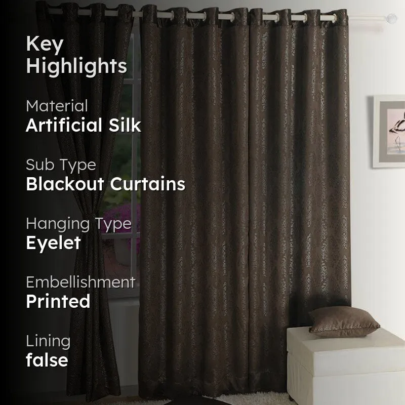 Swayam Fudge Brownie Curtain media 2