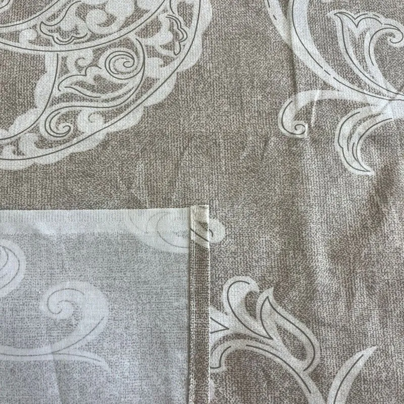 Aangan Kala Cotton Bedsheets (Beige) - 400 TC media 6