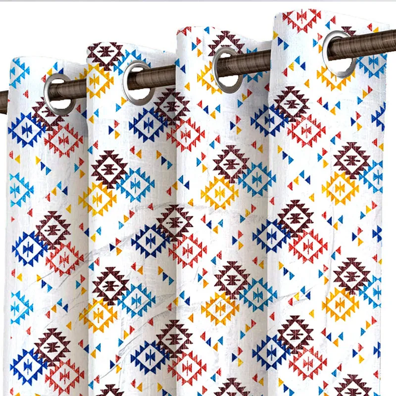 Geo Tribe Room Darkening Curtain media 3