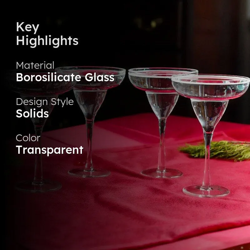 Ruby Charm Martini Glasses(230 mL) - Set Of Four media 2