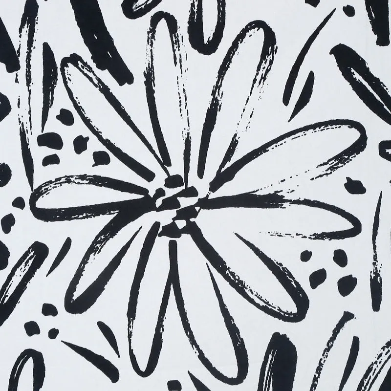 Inked Florals Diwan Set - Six Piece Set media 5