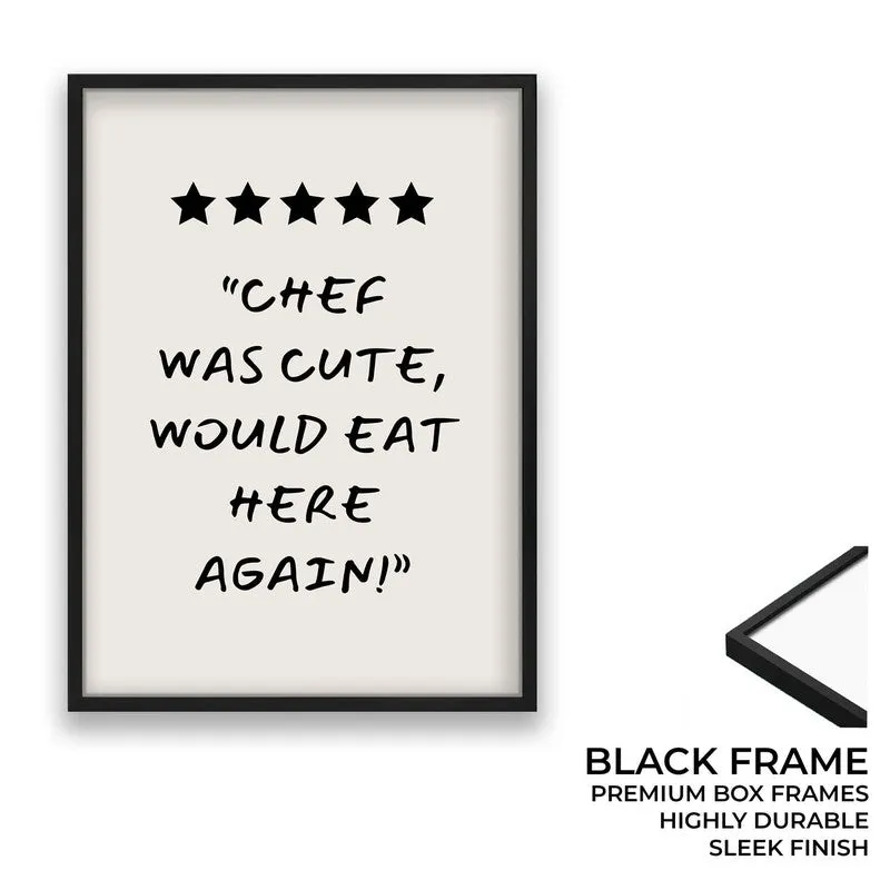 Chef Aura Archival Canvas Wall Art - Black media 8