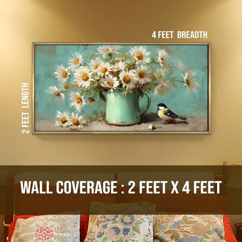 Garden Memoir Canvas Wall Painting With Frame media 8