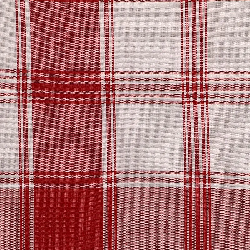 Gridline Drapes Curtain - Red media 7