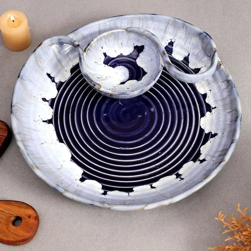 Helona Handmade Ceramic Platter media 1
