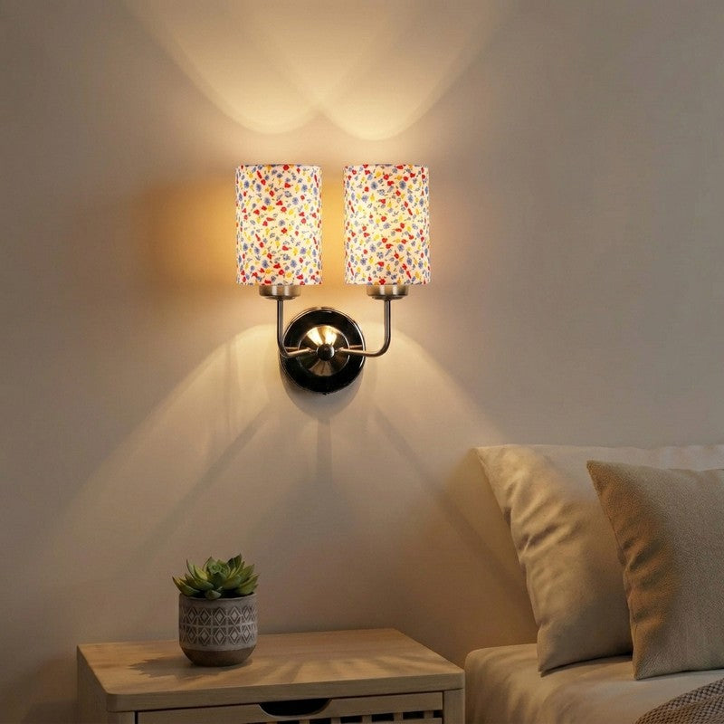 OrbitShade Confetti Print Cotton Wall Lamp