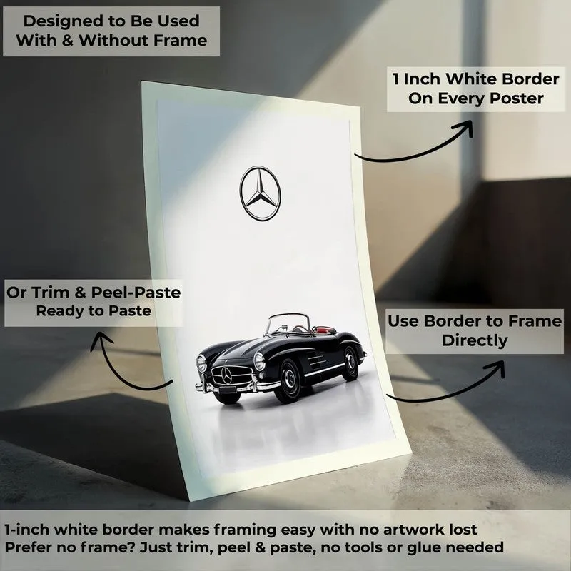 Classic Elegance Wall Poster - Black media 9