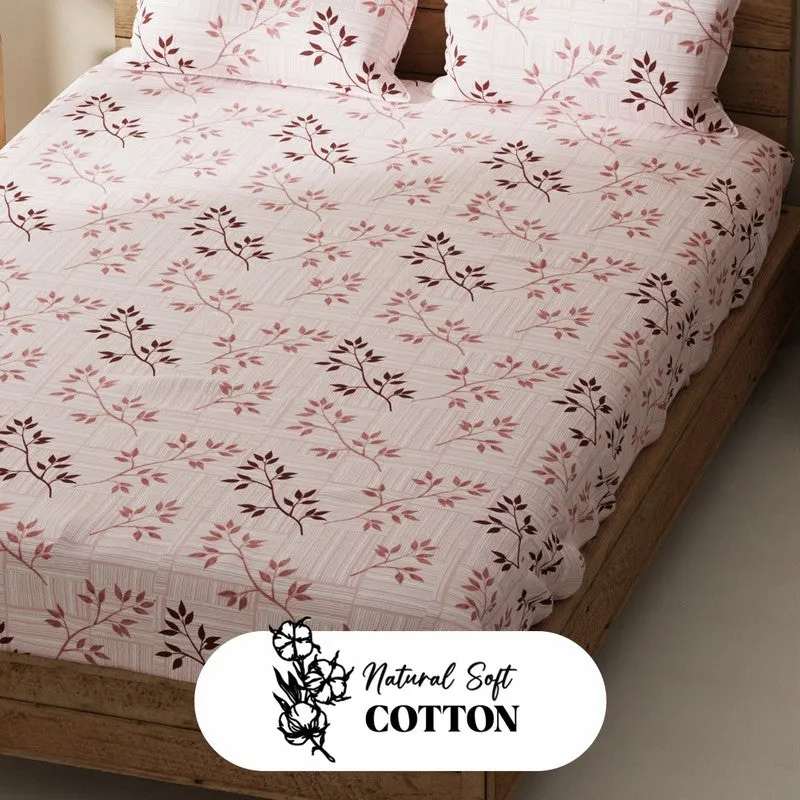 Uvral Bedsheet (Mauve) - 115 GSM media 5