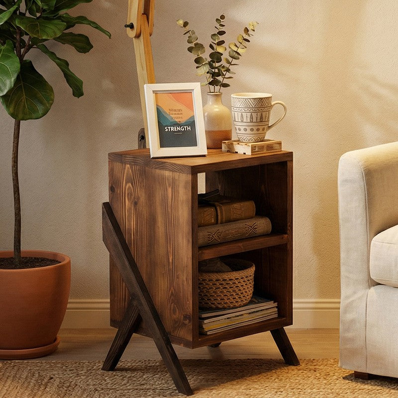Fontaine Shelf Wooden Floor Lamp With Jute Shade media 5