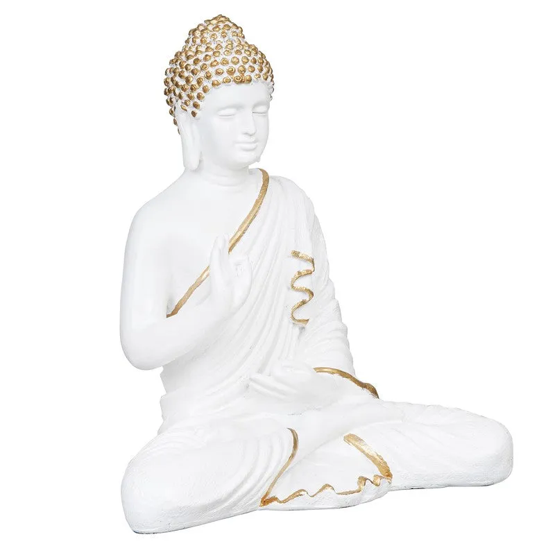 Light of Wisdom Buddha Idol - White media 7