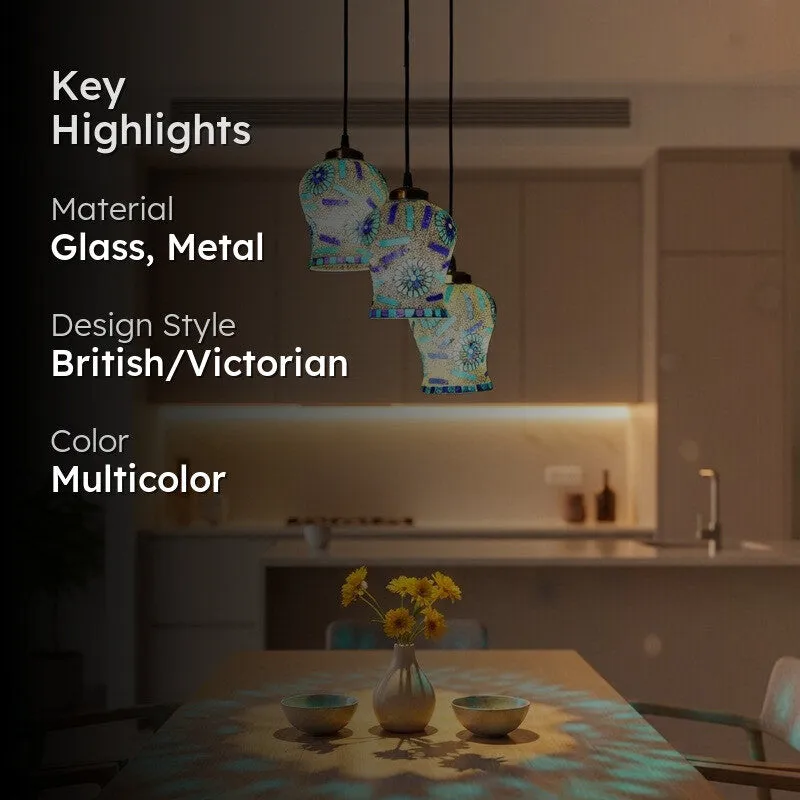 AquaVitra Glass Ceiling Lamp - Multicolor media 2