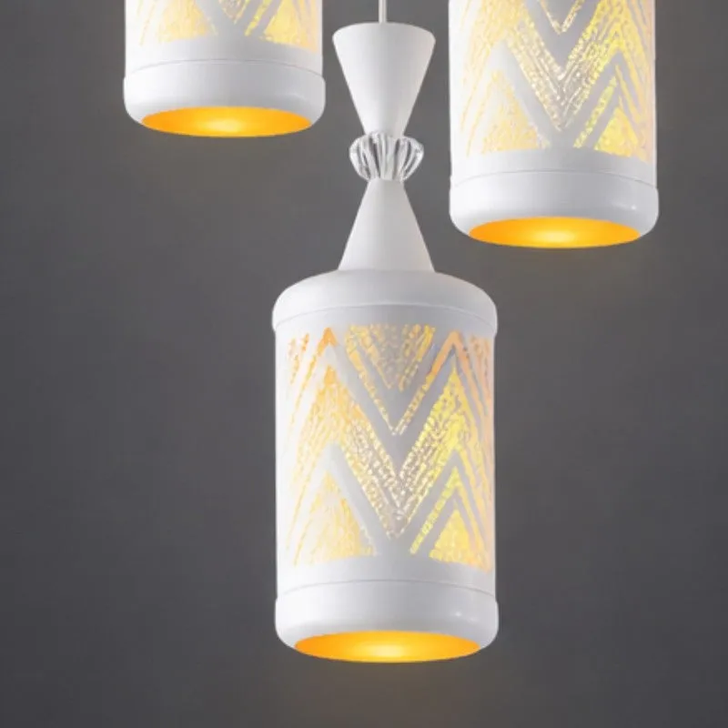 Arctic Glow Metal Cluster Ceiling Lamp media 6