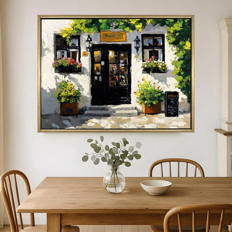 Vitreous Canvas Wall Painting With Frame media 1