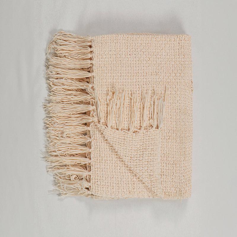 Cozy Loom Throw - Cream media 3