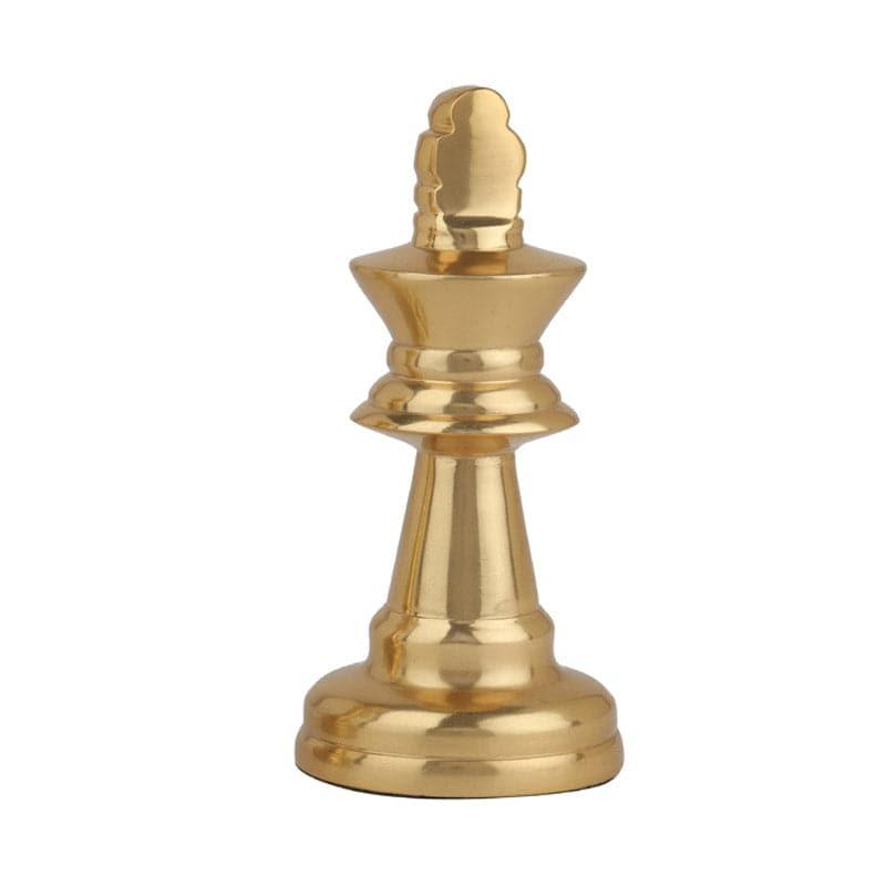 Chess Charm King Showpiece - Gold media 4
