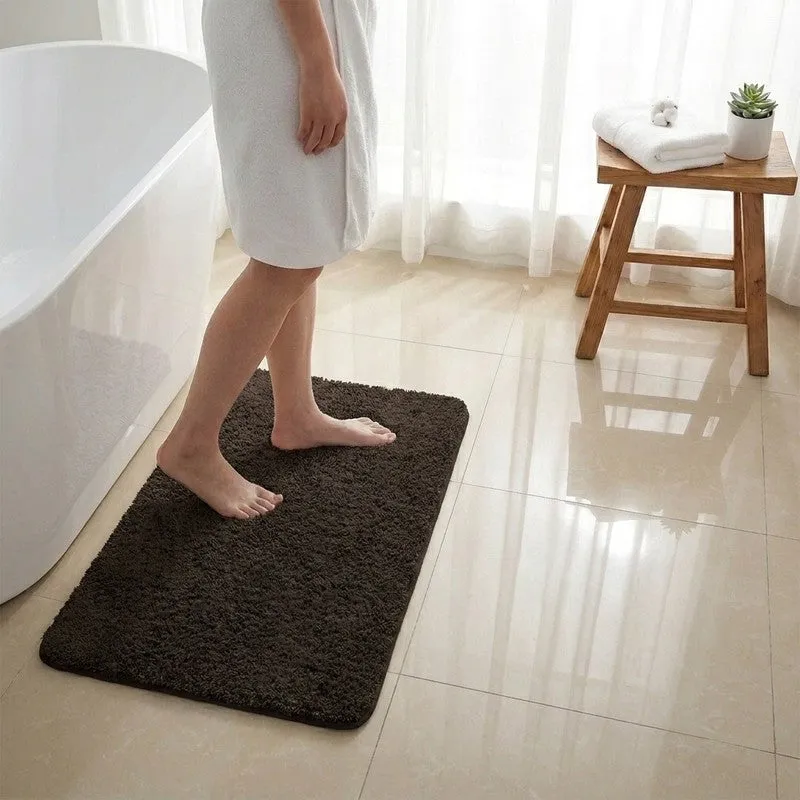 BathEase Anti Skid Bath Mats - Brown media 1