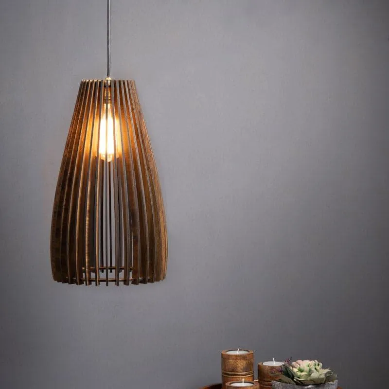 Ayame Wooden Ceiling Lamp media 1