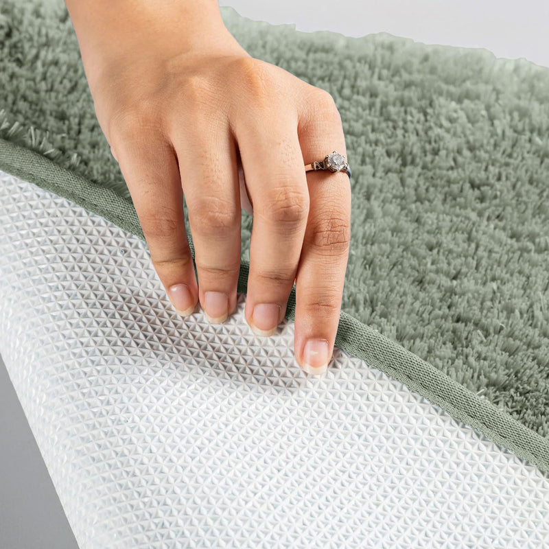 Vegas Luxe Micro Fiber Runner Rug - Soft Green media 5