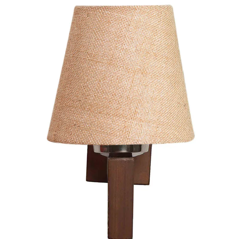 Bysseus Conical Wooden Wall Lamp media 7