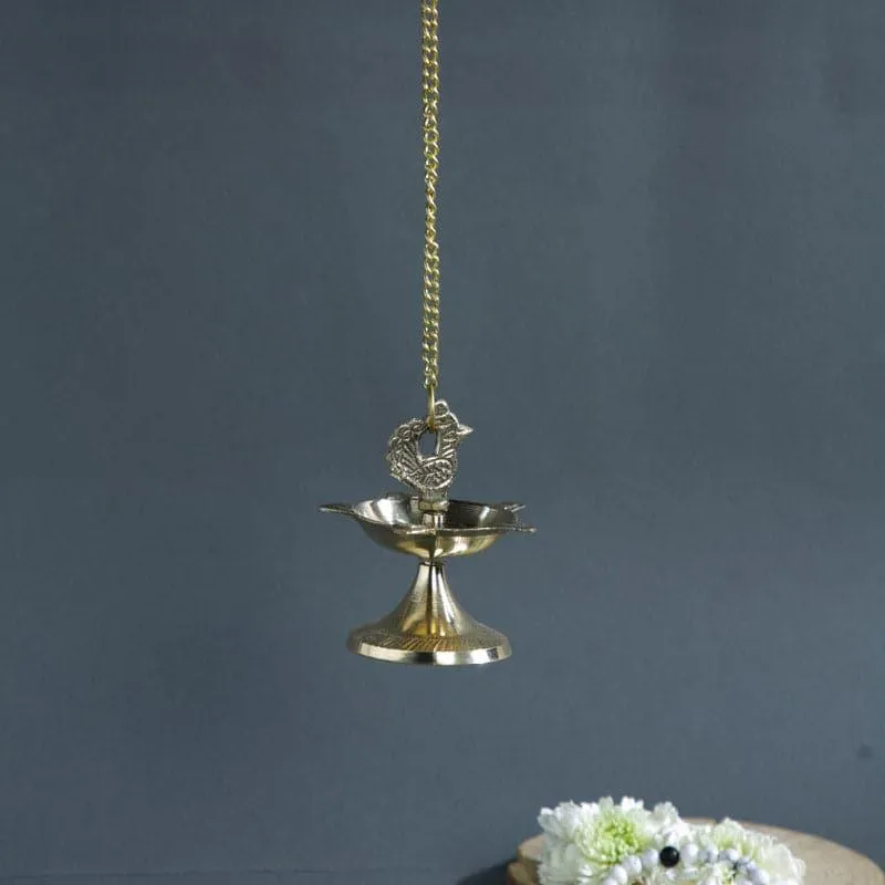 Brass Maneya Oil Lamp media 1