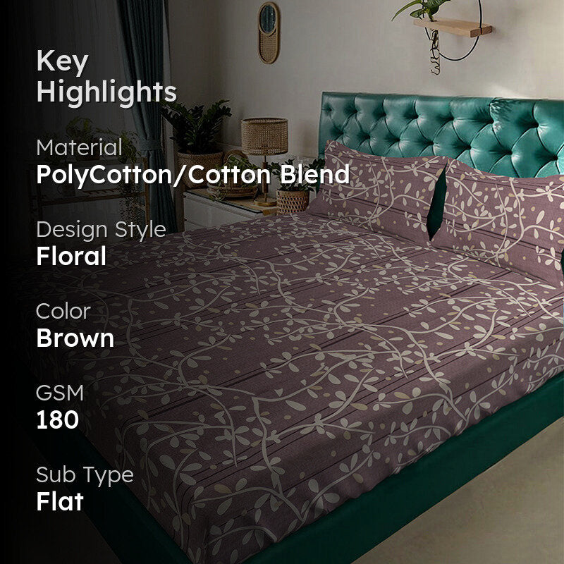 Vanya Bedsheet - 180 GSM media 2