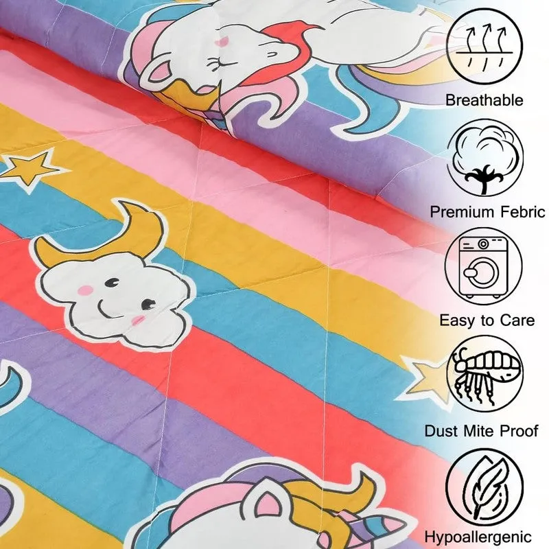 Magic Unicorn Microfiber Kids Comforters - 150 GSM media 6