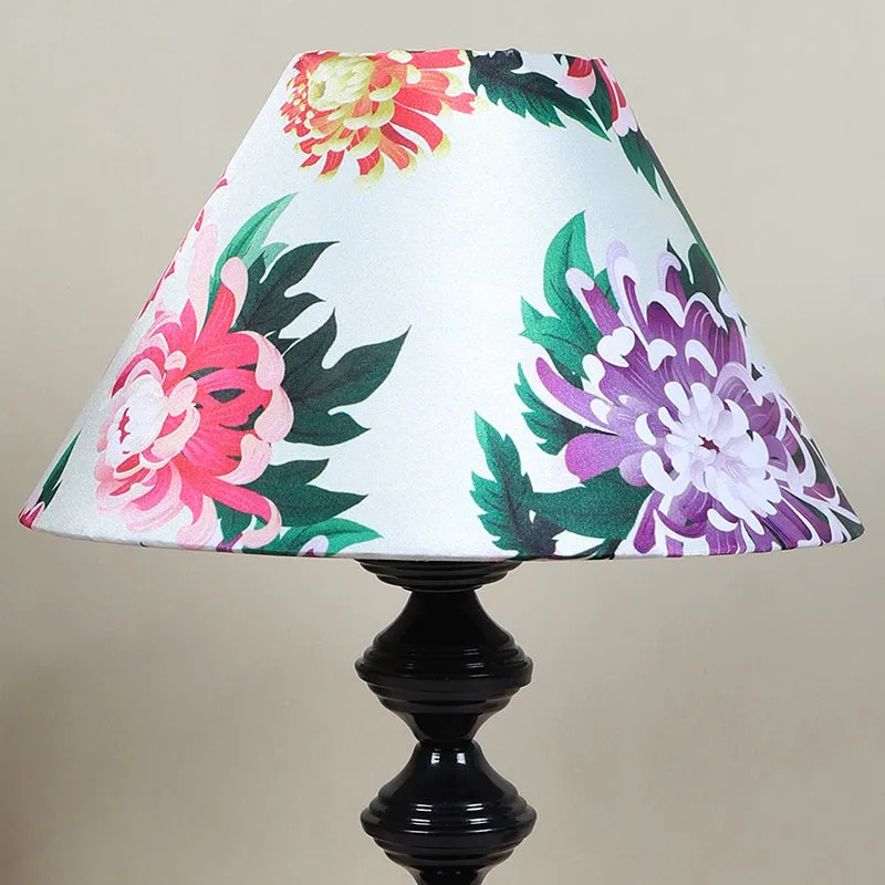 Miyabi Knot Printed Metal Table Lamp - Multicolor media 3