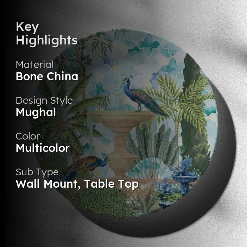 Islamic Garden Wall Plate media 2