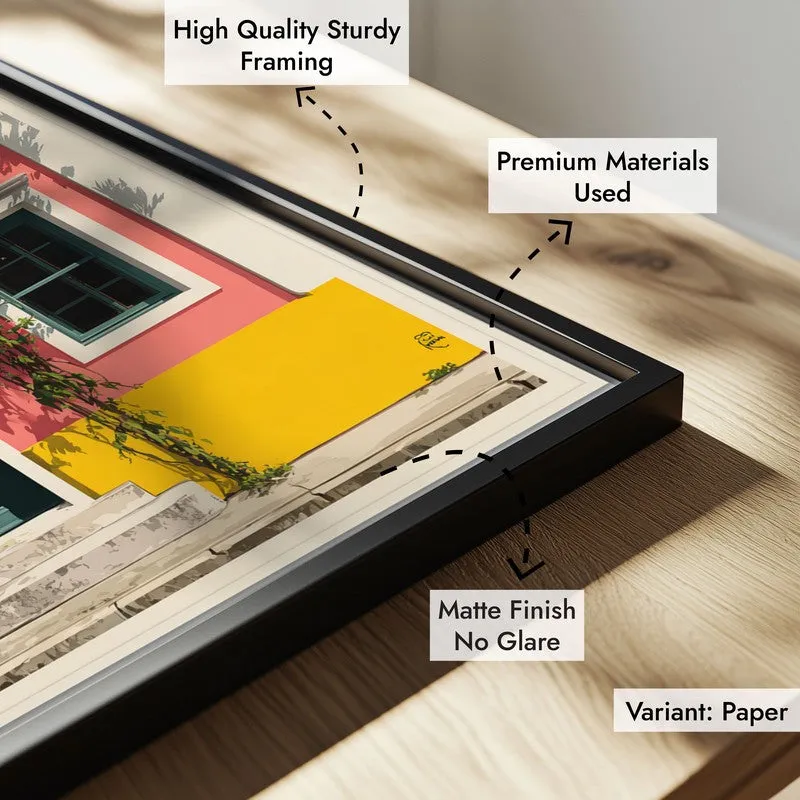 Calira Canvas Wall Painting With Black Frame media 6
