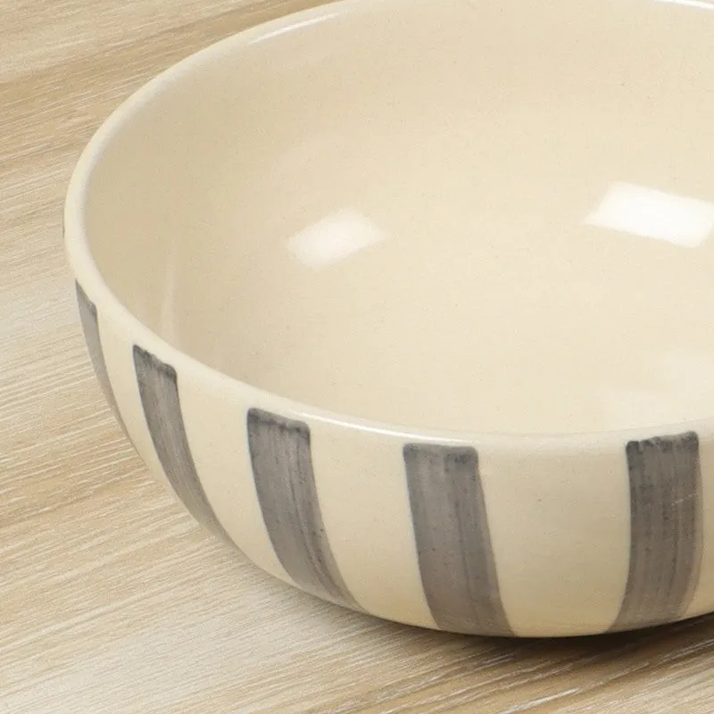 Elaris Dining Serving Bowl (Grey,White,700 mL Each) - Set Of Two media 5