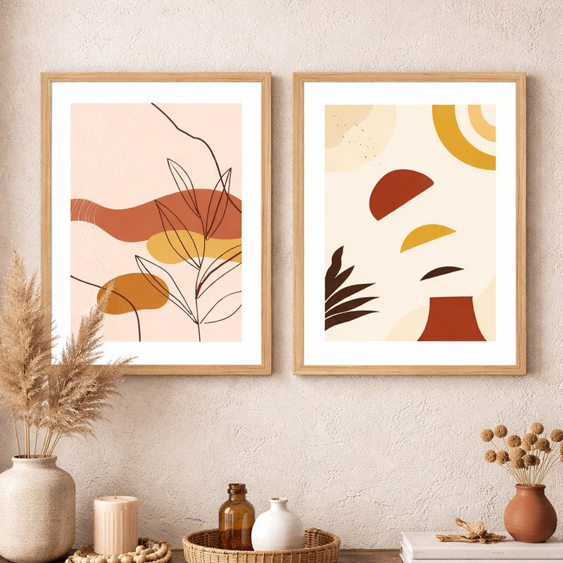Autumn Vibrance Wall Art With Frame - Set Of Two media 3