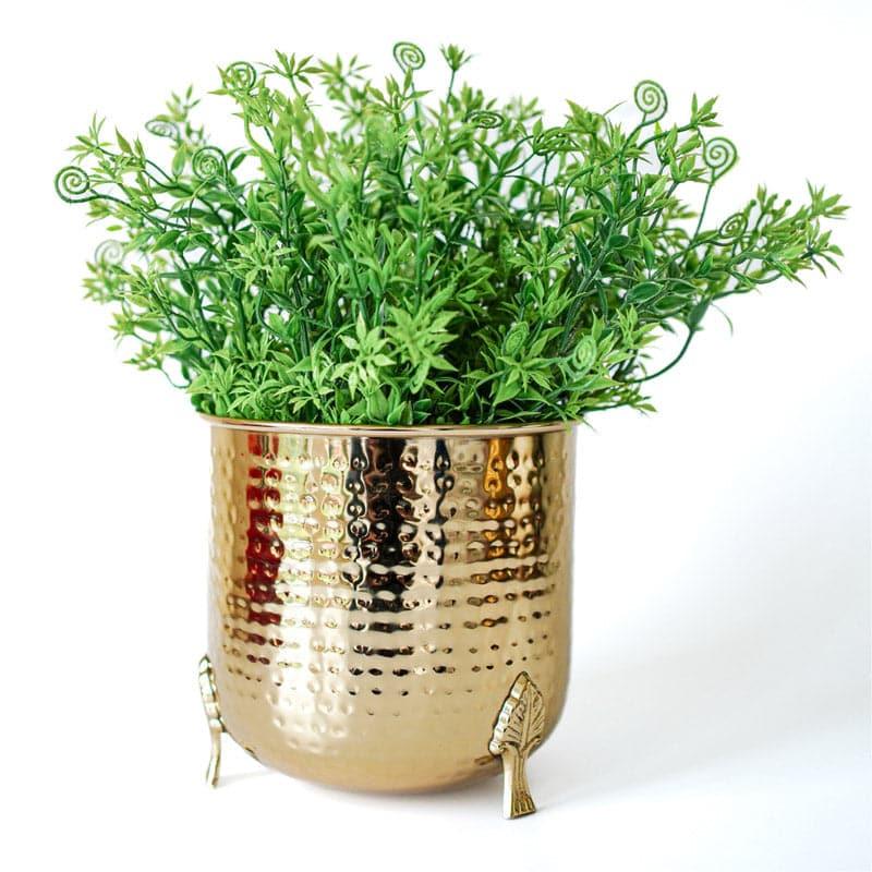 Shaera Metal Planter - Gold media 4