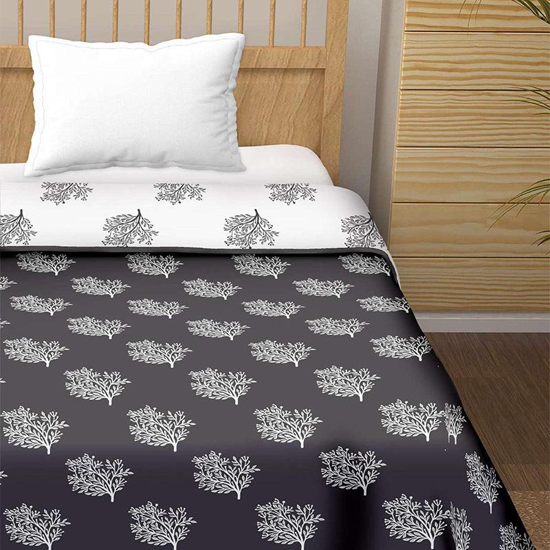 Paalki Reversible Cotton Dohar (Grey)  - 180 GSM media 3
