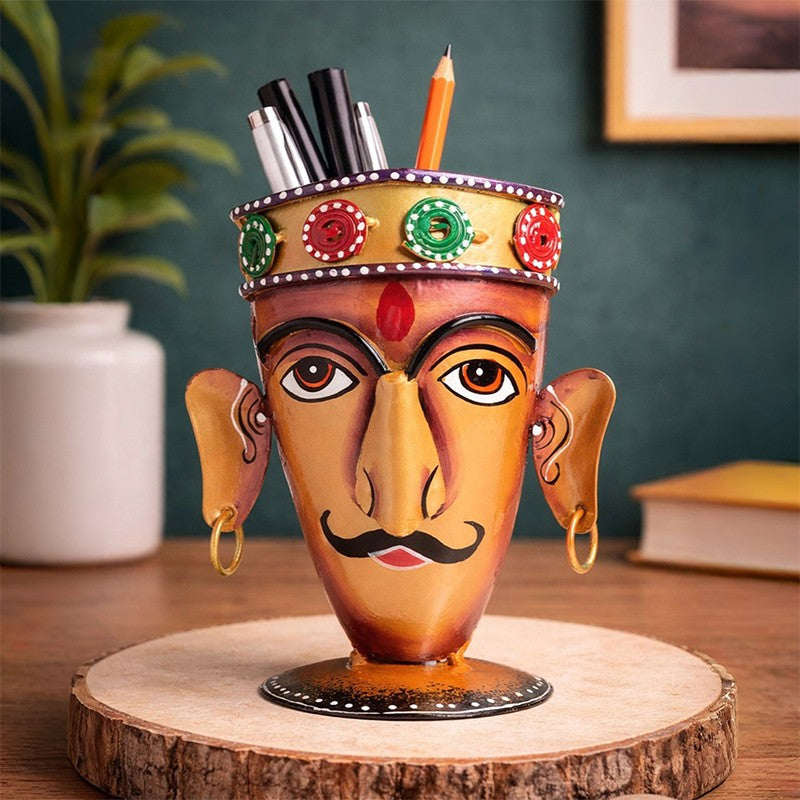 Desi Ji Hand Painted Desk Organizer media 7