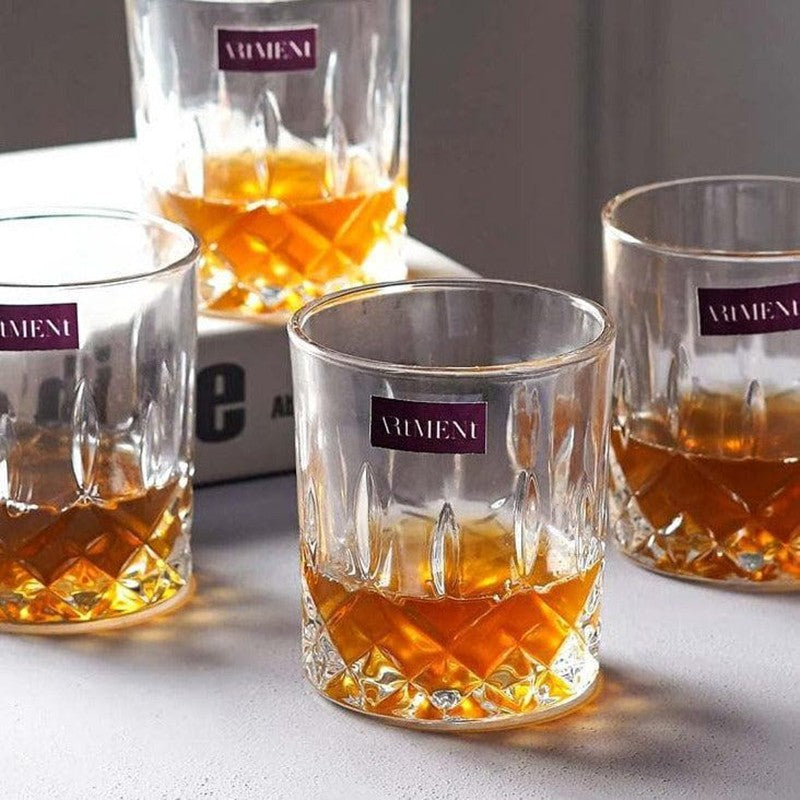 Luxuriate Old Fashioned Glasses (230 ml ) - Set Of Four media 6