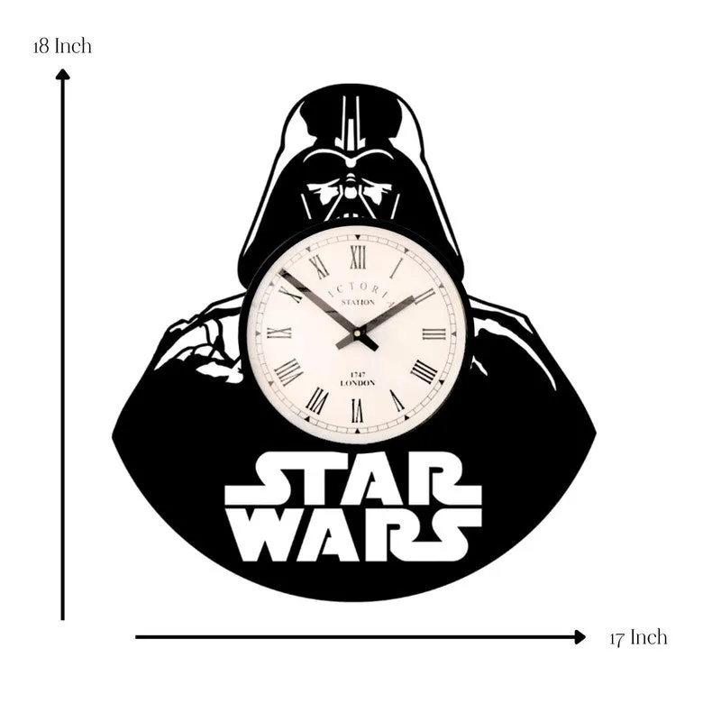 Star Wars Steel Analog Wall Clock - Black media 7