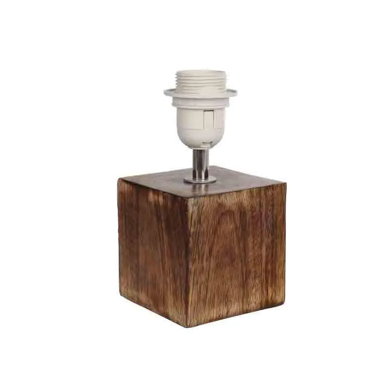 Introspection Fabric Table Lamp - Brown,White media 5