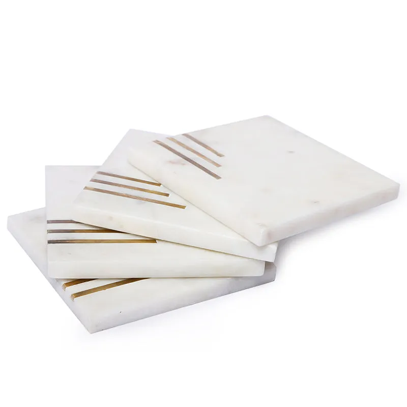 Rocca Marble Coaster - Set Of Four media 5